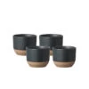 Kinto Little Mug Keramik Schwarz 4 Stück 1 Kinto Little Mug Keramik Schwarz 4 Stück -Geschäft Für Kaffeebedarf 103187 103187 kinto little mug keramik schwarz 4 stuck 2