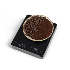 Coffee Scale Mit Timer Schwarz -Geschäft Für Kaffeebedarf 105211 105211 beem kaffeewage mit timer schwarz kaffeaufwaage
