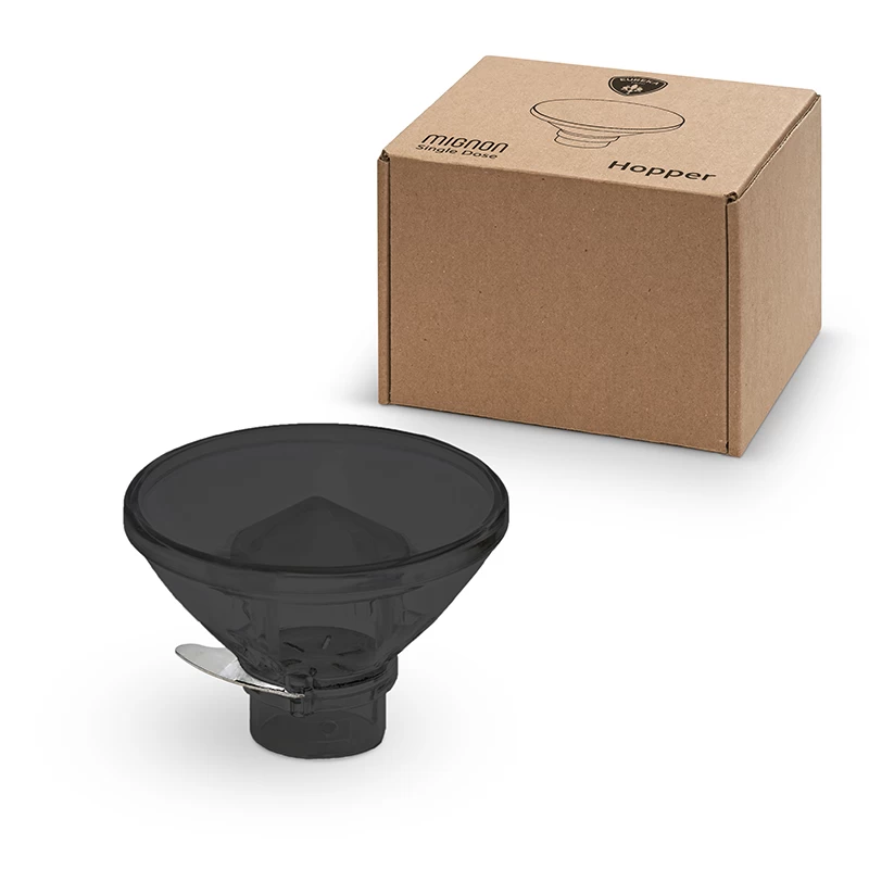 Eureka Mignon Single Dose Hopper Rauchgrau 3 Eureka Mignon Single Dose Hopper Rauchgrau