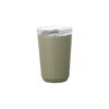 Kinto To-Go Tumbler 360 Ml Mit Stöpsel Khaki -Geschäft Für Kaffeebedarf 105563 105563 kinto togotumbler 360ml with plug khaki 1