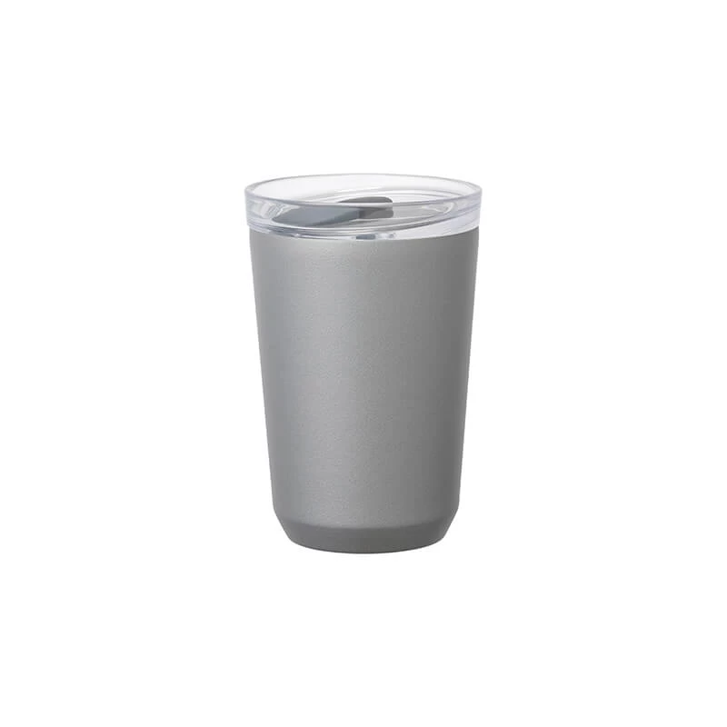 Kinto To-Go Tumbler 360 Ml Mit Stöpsel Silber 3 Kinto To-Go Tumbler 360 Ml Mit Stöpsel Silber