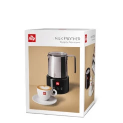Illy Milchaufschäumer Schwarz 7 Illy Milchaufschäumer Schwarz -Geschäft Für Kaffeebedarf 105711 105711 illy milchaufschauumer edelstahl schwarz bildmitkarton