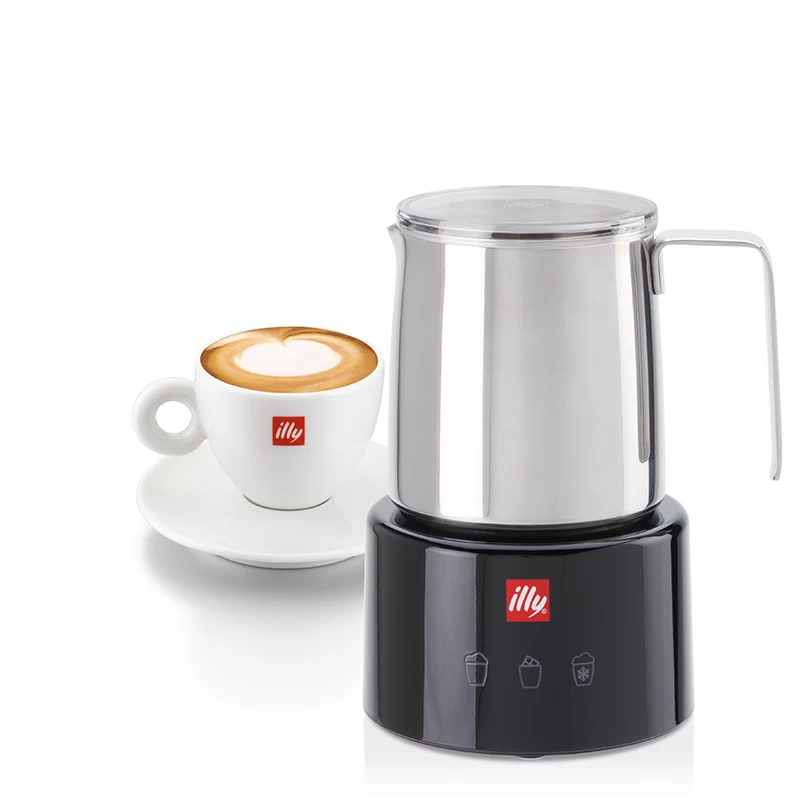 Illy Milchaufschäumer Schwarz 4 Illy Milchaufschäumer Schwarz – Bild 2