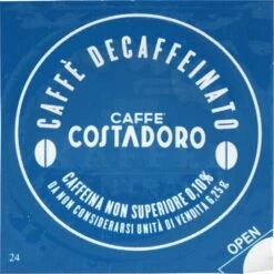 Costadoro Decaffeinato, Gemahlen 80 X 6,5g -Geschäft Für Kaffeebedarf CO20 Costadoro Decaffeinato 80 x 6 5 g 02 1280x1280