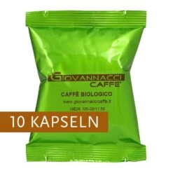 Giovannacci BIO Arabica, 25 Kapseln NES -Geschäft Für Kaffeebedarf GI15P Giovannacci BIO Organic 100 Prozent 10 Kapseln 1280x1280