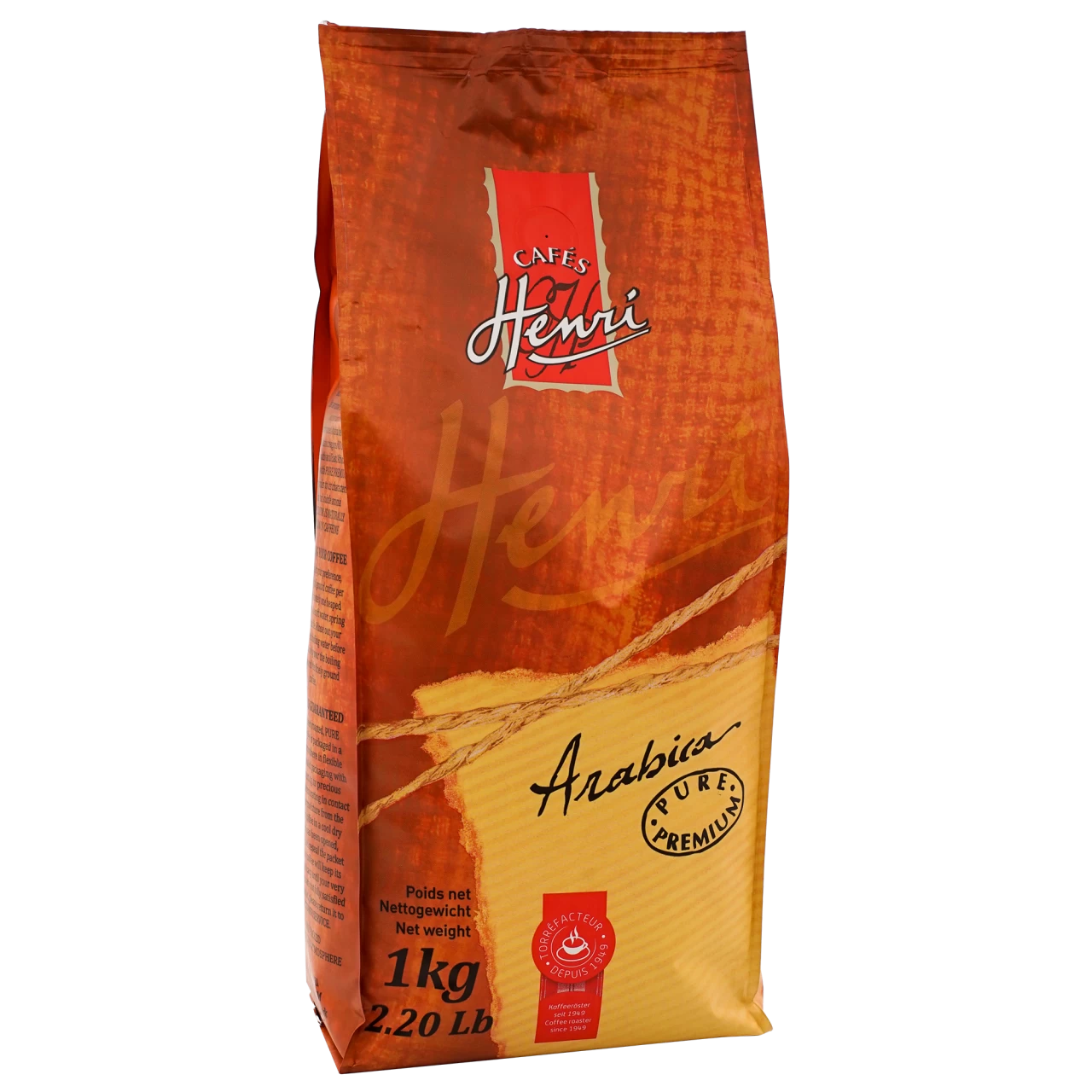 Henri Pure Premium 100 % Arabica, Bohne 1 Kg 3 Henri Pure Premium 100 % Arabica, Bohne 1 Kg